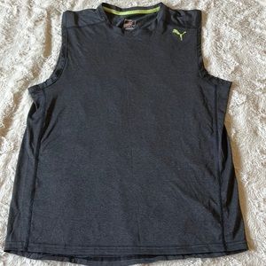 PUMA Dry Cell Grey  Men’s Tank - Size Large